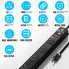 12 Outlet Surge Protector Metal Power Strip, 1800J Mountable Power Outlet, Heavy Duty Workshop Metal Power Strip for Commercial, Industrial, School and Home,15A 125V 1875W (6FT) view 2