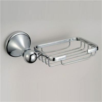 Stainless Steel Bathroom Accessories Set Robe Hook Paper Holder Towel Bar Soap Basket Bathroom Sets Chrome,Soap Basket