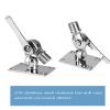 UNKOMN Marine Hardware Marine VHF Antenna Mounts, 316 Stainless Steel Adjustable Base VHF Antenna Mount for Boat, Include Installation Screws. view 3