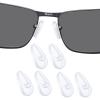 DROGO Silicone Replacement Nose Pads for Oakley Eyeglass/Sunglass Wiretap 2.0/Base Plate/Surface Plate/Wingback SQ/Wingfold/Conductor 6(8)/Savitar/Tincup (Carbon) /Tincup 0.5 Ti - 3 Pairs view 1