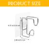 Beatifufu Kids Potty Seat Hook Hanger Wall Mount Holder for Toddler Toilet Training Seat Bathroom Storage Organizer Easy Install 2.76X2.09X1.77 Inches view 4