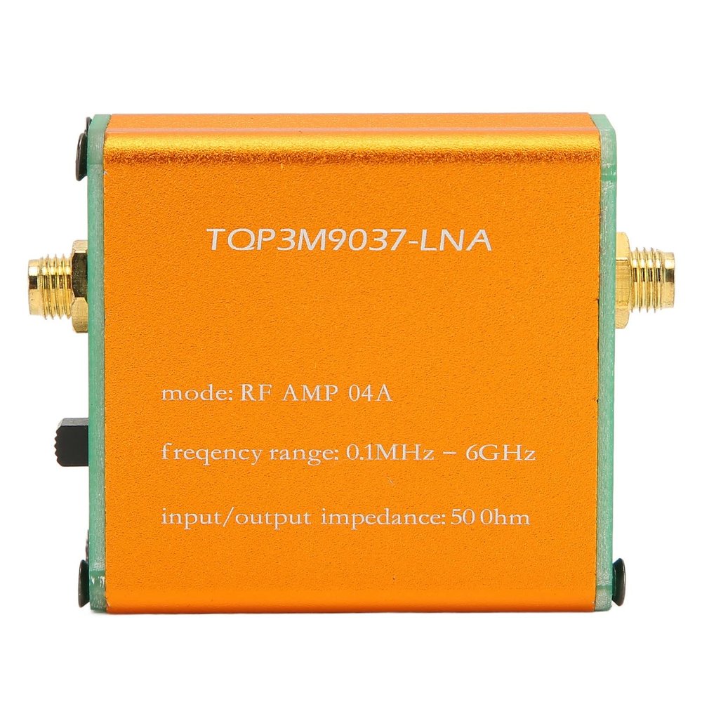 0.1MHz6GHz Full Band Low Noise Amplifier, Professional 20dB High Gain LNA RF Power Preamplifier Module (Battery Not Included)