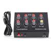 7 Band Sound Equalizer, DC5V-12V Output Input 12dB High Bass Adjustment Aluminum Alloy Dual Channel Digital Equalizer view 1