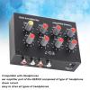 7 Band Sound Equalizer, DC5V-12V Output Input 12dB High Bass Adjustment Aluminum Alloy Dual Channel Digital Equalizer view 2
