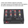 7 Band Sound Equalizer, DC5V-12V Output Input 12dB High Bass Adjustment Aluminum Alloy Dual Channel Digital Equalizer view 3