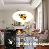 Cute Tile Mate Holder, Universal Case Fit for AirTag, eufy SmartTrack Link, Key Fob, Leather Smart Tag Case with Key Rings (Ladybug) view 4
