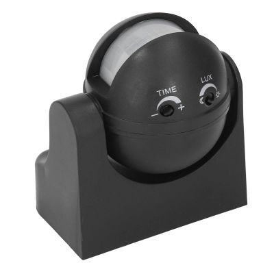 Motion Sensor Detector, Easy Installation Energy Saving Infrared PIR Motion Sensor for Hallway for Office Building(Black)
