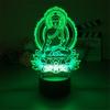Jinnwell 3D Buddha Night Light Lamp Illusion 7 Color Changing Touch Switch Table Desk Decoration Lamps Acrylic Flat ABS Base USB Cable Birthday Gift Toys view 4