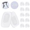 MYCOURAG 10 Pairs Replacement Silicone Rubber Nose Pieces Compatible with Costa South Point/Flagler/Ponce/Fernandina/Shipmaster/Wader; Oakley Cartridge/Spindle/Latch Key/Diecutter/Latch Alpha,White view 1