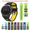 EGSDSE 26 22MM Silicone WatchBand Straps For Garmin Fenix 6 6X Quick Release Smartwatch Easyfit Wrist Band Strap Fenix 5X 5 3HR 935 (Color : E, Size : 26mm Fenix 6X Pro) view 2