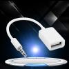 3.5mm Male Plug Jack to USB Female AUX Audio Cable Converter Adapter Cord, and, Thickened Near The Plug, Suitable for Most Devices, Car Audio and U Disk view 3
