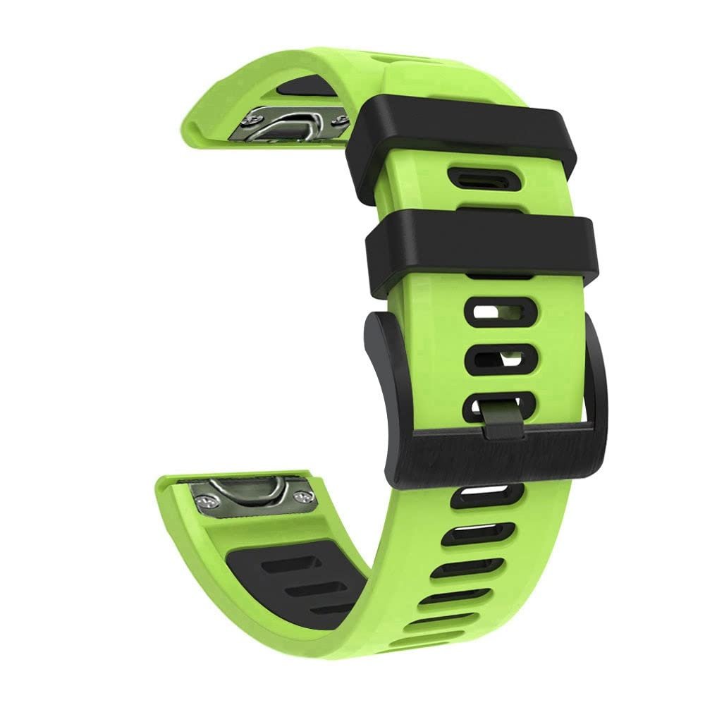 EGSDSE 26 22MM Silicone WatchBand Straps For Garmin Fenix 6 6X Quick Release Smartwatch Easyfit Wrist Band Strap Fenix 5X 5 3HR 935 (Color : D, Size : 26mm Fenix 6X Pro)