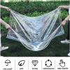 Amunpitic Outdoor Tarp 13.12x19.69ft, Waterproof Tarpaulin Transparent, Duty Heavy Thick Tarpaulins Windproof, Cold Weather Resistan, with Grommets, for Greenhouse Balcony Garden view 2