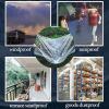 Amunpitic Outdoor Tarp 13.12x19.69ft, Waterproof Tarpaulin Transparent, Duty Heavy Thick Tarpaulins Windproof, Cold Weather Resistan, with Grommets, for Greenhouse Balcony Garden view 4