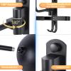Kikerike Motorcycle Helmet Rack Wall Mount 180 Degree Rotation Metal Bike Helmet Holder Mount Bicycle Helmet Display Hanger Stand with 2 Hooks for Motorcycle Bike Baseball Rugby Helmet - 2 Pack view 3