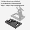 TV Bracket Universal TV Stand TV Floor Stand Mount Monitor Base Bracket 12-24 Inches 360 Degree Rotation The Pitch Angle Can Be Adjusted by 90 Degrees (Black) view 2