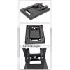 TV Bracket Universal TV Stand TV Floor Stand Mount Monitor Base Bracket 12-24 Inches 360 Degree Rotation The Pitch Angle Can Be Adjusted by 90 Degrees (Black) view 4