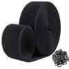 2 sets Electrical to Reusable Ties Xcm Braces and for Strap Cord Buckles Length Management Cable Straps Cut Wire Nylon Cinch Loop Adjustable Buckle Metal Cables Securing view 2