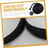 2 sets Electrical to Reusable Ties Xcm Braces and for Strap Cord Buckles Length Management Cable Straps Cut Wire Nylon Cinch Loop Adjustable Buckle Metal Cables Securing view 4