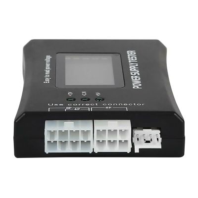 TECKEEN Voltage Tester 20 24 Pin, LCD Power Supply Tester for ATX, ITX, BTX, PCI-E, SATA, HDD