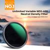 K&F CONCEPT 72mm Variable ND2-400 ND Lens Filter Waterproof 1-9 Stops Adjustable Ultra-Thin Camera Lens ND Filter with 24 Multi-Layer Coatings (D-Series) view 2