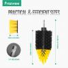 Prozwee 2PCS Tile Corner Drill Brush,New-Tapered Design for Clean Corners view 3
