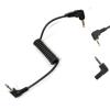 Remote Shutter Connecting Cord Camera Remote, 2.5mm Male to 3.5mm Male Camera Shutter Cord for PE 16NE, RF 602, JY 2004 Receiver, Gold Plated view 1