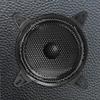 Unifizz 2pcs Car Universal Audio Speaker Subwoofer Black Metal Waffle Grill Cover Protector with Rubber Edge and Clips 8 Inch view 2