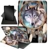 Case for Kindle Scribe 10.2 inch 2022 Release, 360 Degree Rotating Stand Smart Protective Cover Case for 10.2 Amazon Kindle Scribe 2022 Release,Dream Catcher Wolf view 1