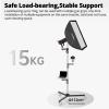 AMBITFUL Heavy Duty Photography Light Stand with Wheels, 8.5FT Adjustable Steel Stand with Pistol Grip & 360 Casters, 1/4" 3/8" Screw for Studio Monolight, Softbox, Umbrella, Strobe Lights view 4