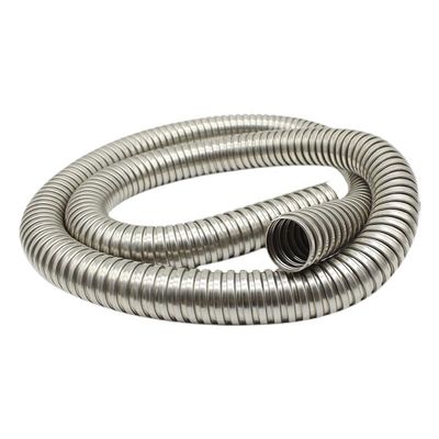 AYTOSH 1 Meter Spiral Cable Wrap Plumbing Hoses, Stainless Steel Metal Thread Cable Hose Tube Flexible Soft Pipe Sleeve Protection Replacement Accessories (Size : Inner Diameter 25mm)
