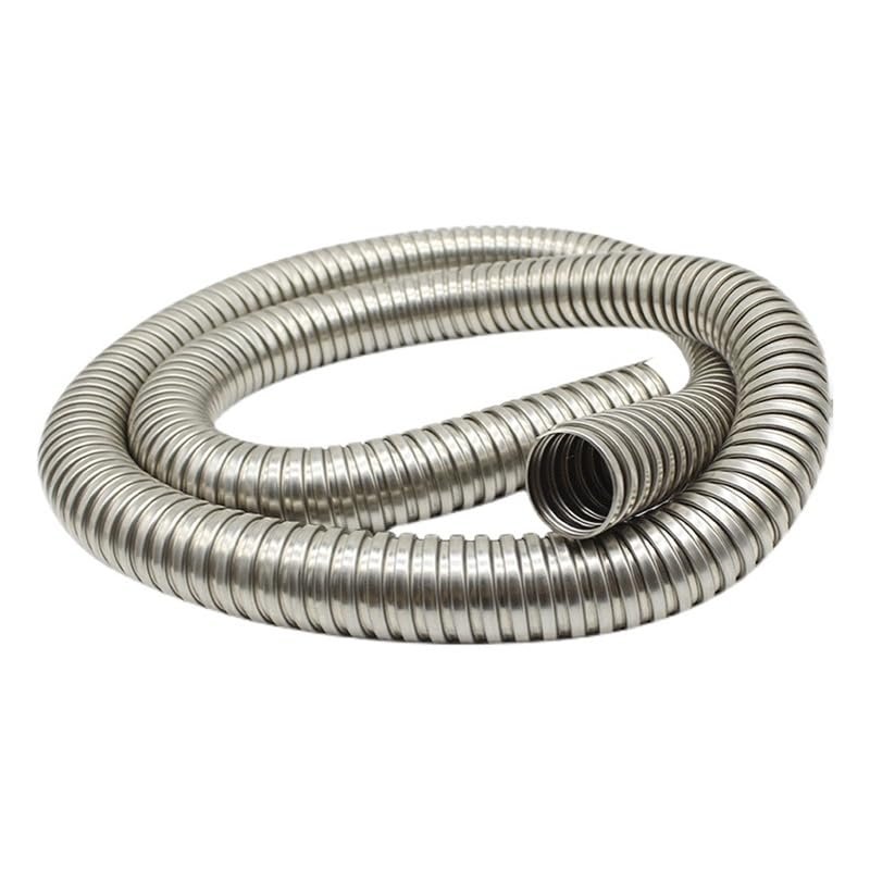 AYTOSH 1 Meter Spiral Cable Wrap Plumbing Hoses, Stainless Steel Metal Thread Cable Hose Tube Flexible Soft Pipe Sleeve Protection Replacement Accessories (Size : Inner Diameter 6mm)