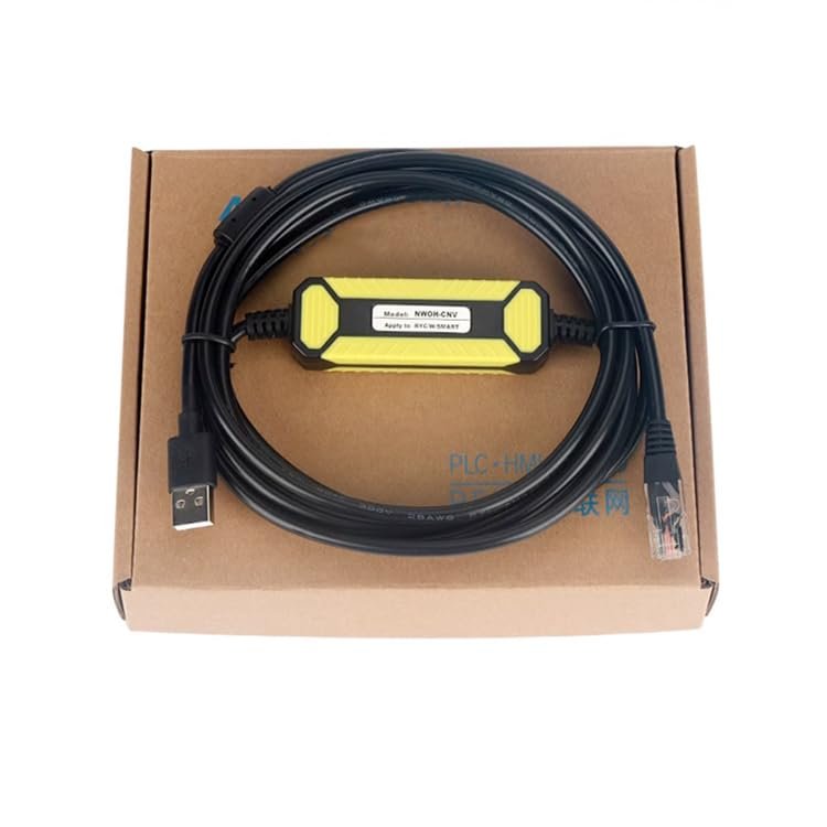 for NWOH-CNV Servo Cable RYC W Smart ALPHA5 Series Communication Cable Economy Black: 3m