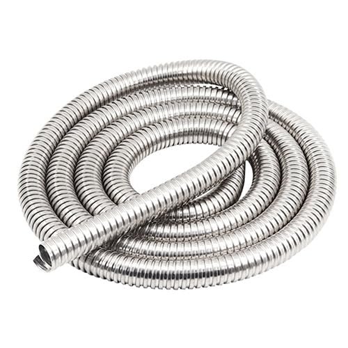 AYTOSH 1 Meter Stainless Steel Metal Thread Cable Hose Tube Flexible Soft Pipe Sleeve Protection Replacement Accessories, for Home Improvement Metal Tube Threaded Hose (Size : Inner Diameter 16MM)