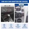 Anina Antenna Base for Toyota Tundra 2007 2008 2009 2010 2011 2012 2013 Car Radio Ornament Grommet Mount Antenna Topper 86392-0C040, USB AUX Flush Mount for Toyota Tundra (34*23mm), Car AUX Extension view 4