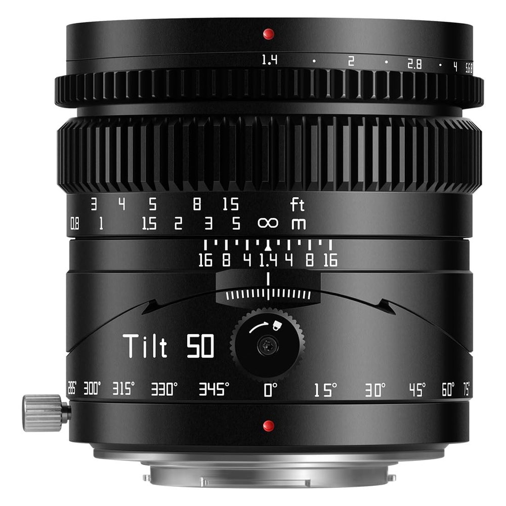 TTARTISAN 50mm F1.4 Manual Tilt Lens for Mirrorless Olympus/Panasonic Mrcro Four Third M4/3 Mount Cameras
