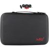 HSU Large Carrying Case and Magic Arm with Dual Ball Head (1/4"-20 Screw) Aluminum Alloy Metal Adjustable Universal Extension Magic Arm for Monitor, Microphone, GoPro view 1