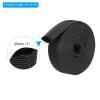 PATIKIL 0.6" Dia 6.5FT Nylon Protective Hose Sleeve, Cable Cover Sheath Protection for Welding Tig Torch Hydraulic Hose, Black view 2