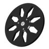 1/4 7 Inch Takeup Reel, 8 Hole Universal Open Reel Sound Tape Empty Reel, Open Reel Audio Aluminum Alloy Takeup Reel for Recording (Black) view 2