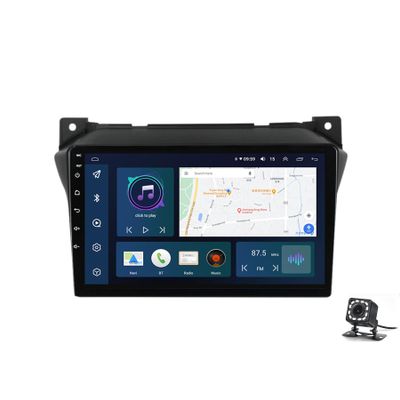 ADMLZQQ Double Din Car Stereo Multimedia with Bluetooth and 9" Touchscreen Android 11 for Honda Alto 2009-2016,with GPS/Car-Play Android/SWC/Backup Camera/Mirror Link/4G WiFi,Y4 8+128g