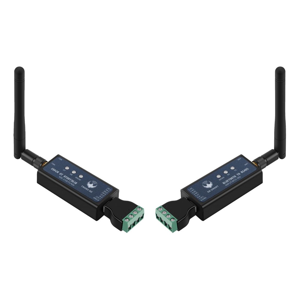 DX-CP24 RS485 to Bluetooth Serial Adapter Industrial Wireless Bluetooth Communication Module to RS485 Converter, Change 485 Wired Device to Wireless, Supports Modbus Protocol, DC 5-36V (for Device)