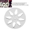 1/4 7 Inch Empty Tape Reel, 8 Hole Aluminum Alloy Open Reel Sound Tape Empty Reel for Pioneer, for AKAI, for TEAC, for Ampex and Other Reel to Reel Tapes. view 4