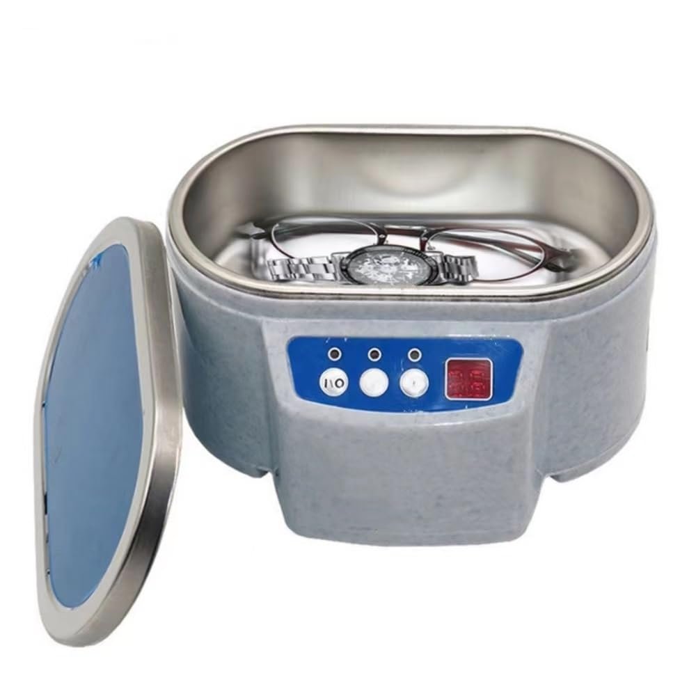 OPyCos Ultrasonic Cleaner 30/50W Ultrasonic Bath 40Khz Watches Degassing Contact Lenses Glasses Dentures Electric Makeup Shavers