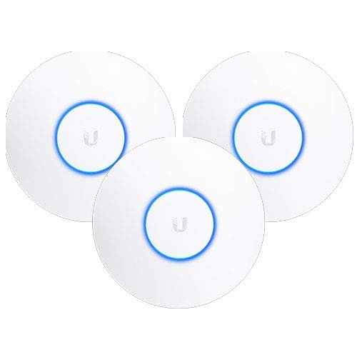 Ubiquiti UAP-AC-HD-US UniFi AC HD 802.11AC Wave2 Dual-Band Wi-Fi Access Point (3-Pack) (Renewed)