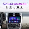 Android 13 Car Stereo Radio for Toyota Corolla 2009-2012, Biorunn 9 inch GPS Wireless Wired Car-Play Android Auto IPS Touch Screen Navi WiFi FM RDS Head Unit 2GB RAM 32GB ROM view 2