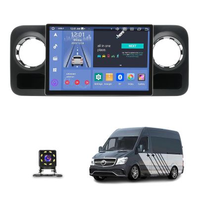 13.3 Inch Android 13 Double Din Stereo Car Multimedia Radio for Mercedes-Benz Sprinter (2018-2022), Touch Screen Support WiFi Bluetooth Steering Wheel Control Carplay,4+64
