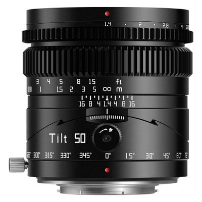TTArtisan 50mm F1.4 Tilt Lens, Full Frame Large Aperture Manual Lens for Mirrorless Olympus Panasonic M4/3 Mount Camera