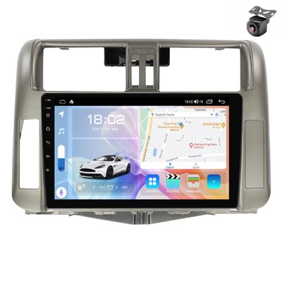 Android 12 System for Toyota Land Cruiser Prado 150 2009-2013 Car Stereo Radio with FM BT Music SWC Camera Built-in Car-Play Android Auto GPS Navigation Touch Screen Upgrade (M400S 8core 4+64G)