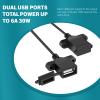 YIPIN HEXHA DC Converter 12V 24V to 5V 6A 30W Dual USB Female DC Buck Converter Adapter Step Down Module view 2