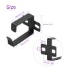 DMiotech 5Set Server Rack Cable Management D Ring Hook Network Rack Mount Metal Wire Cord Organizer Ring for Network Patch Cables,Fiber Optic,Power Cord Black view 4